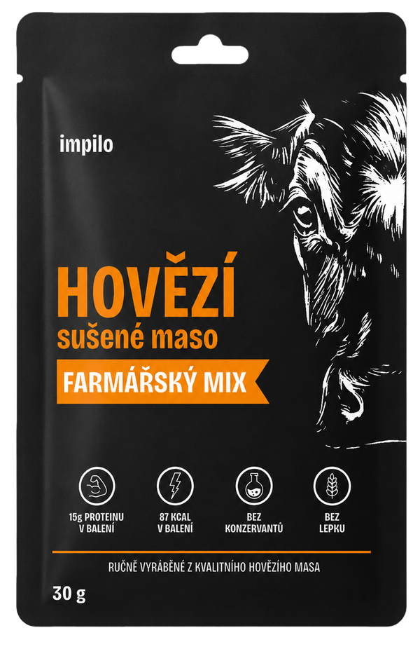 HOVĚZÍ SUŠENÉ MASO FARMÁŘSKÝ MIX