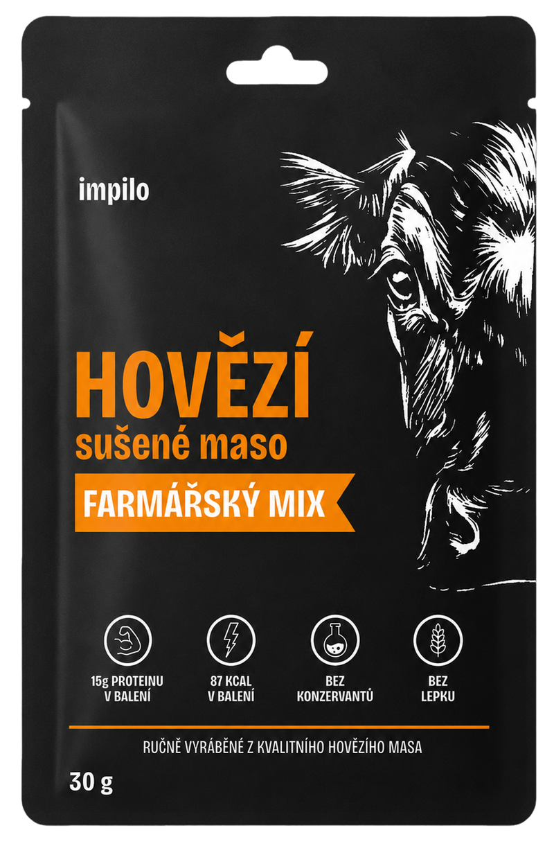 HOVĚZÍ SUŠENÉ MASO FARMÁŘSKÝ MIX