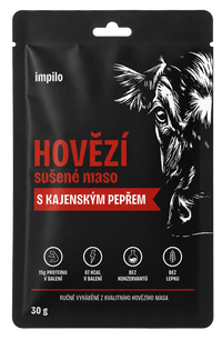 HOVĚZÍ SUŠENÉ MASO S KAJENSKÝM PEPŘEM