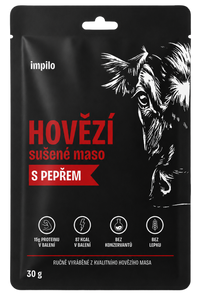 HOVĚZÍ SUŠENÉ MASO S PEPŘEM