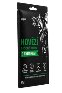 HOVĚZÍ SUŠENÉ MASO S BYLINKAMI