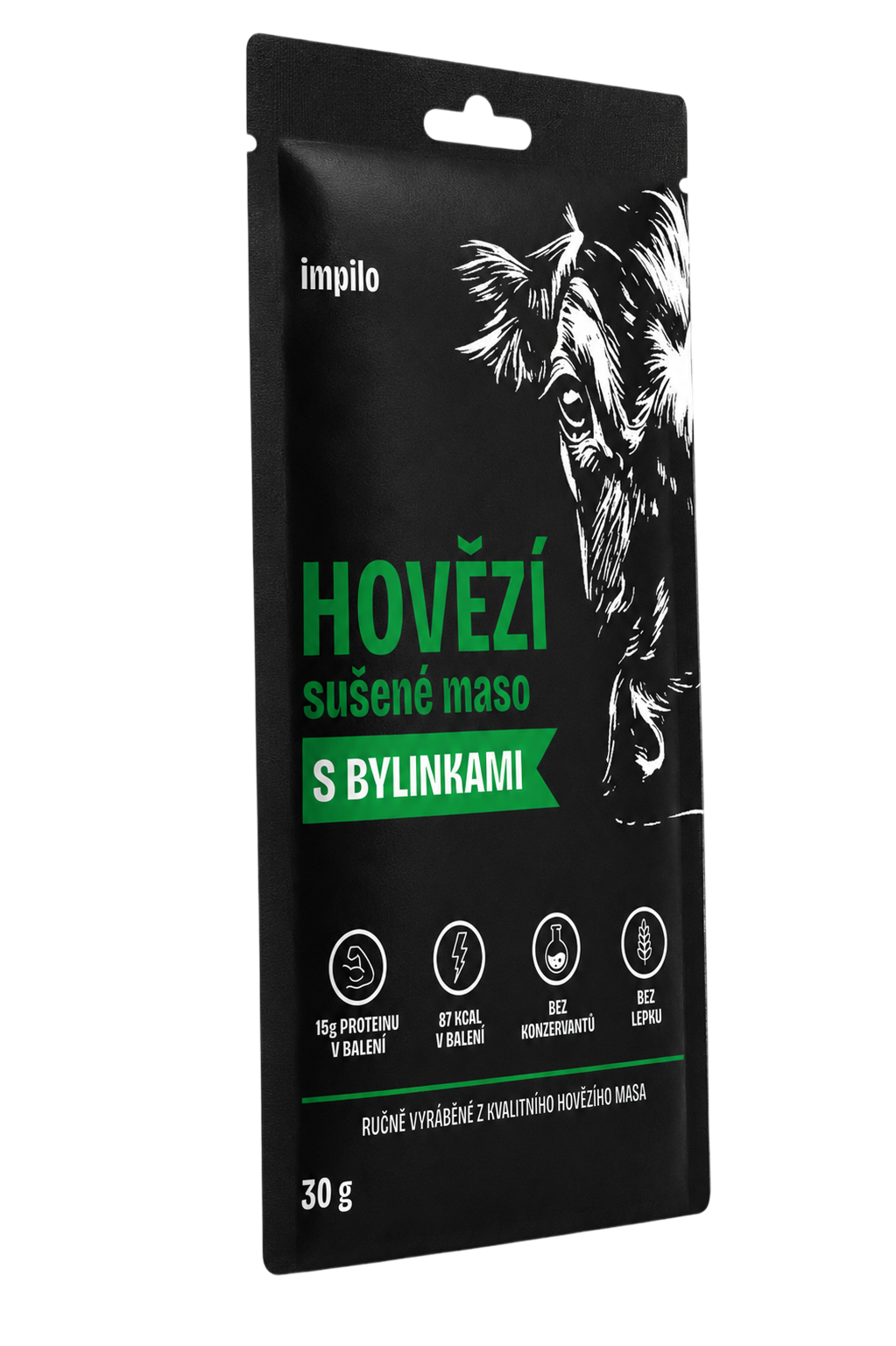HOVĚZÍ SUŠENÉ MASO S BYLINKAMI