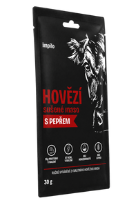 HOVĚZÍ SUŠENÉ MASO S PEPŘEM
