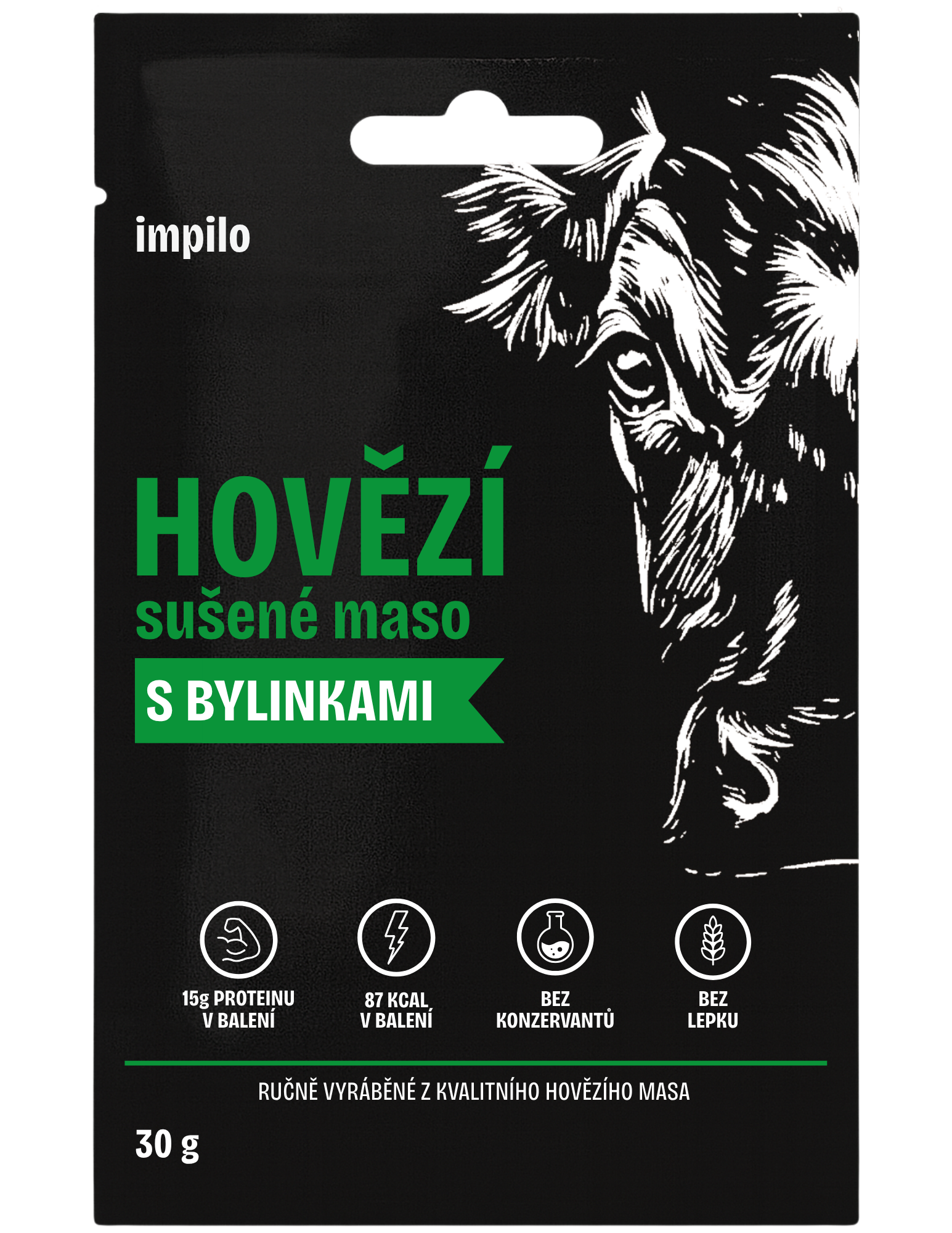HOVĚZÍ SUŠENÉ MASO S BYLINKAMI