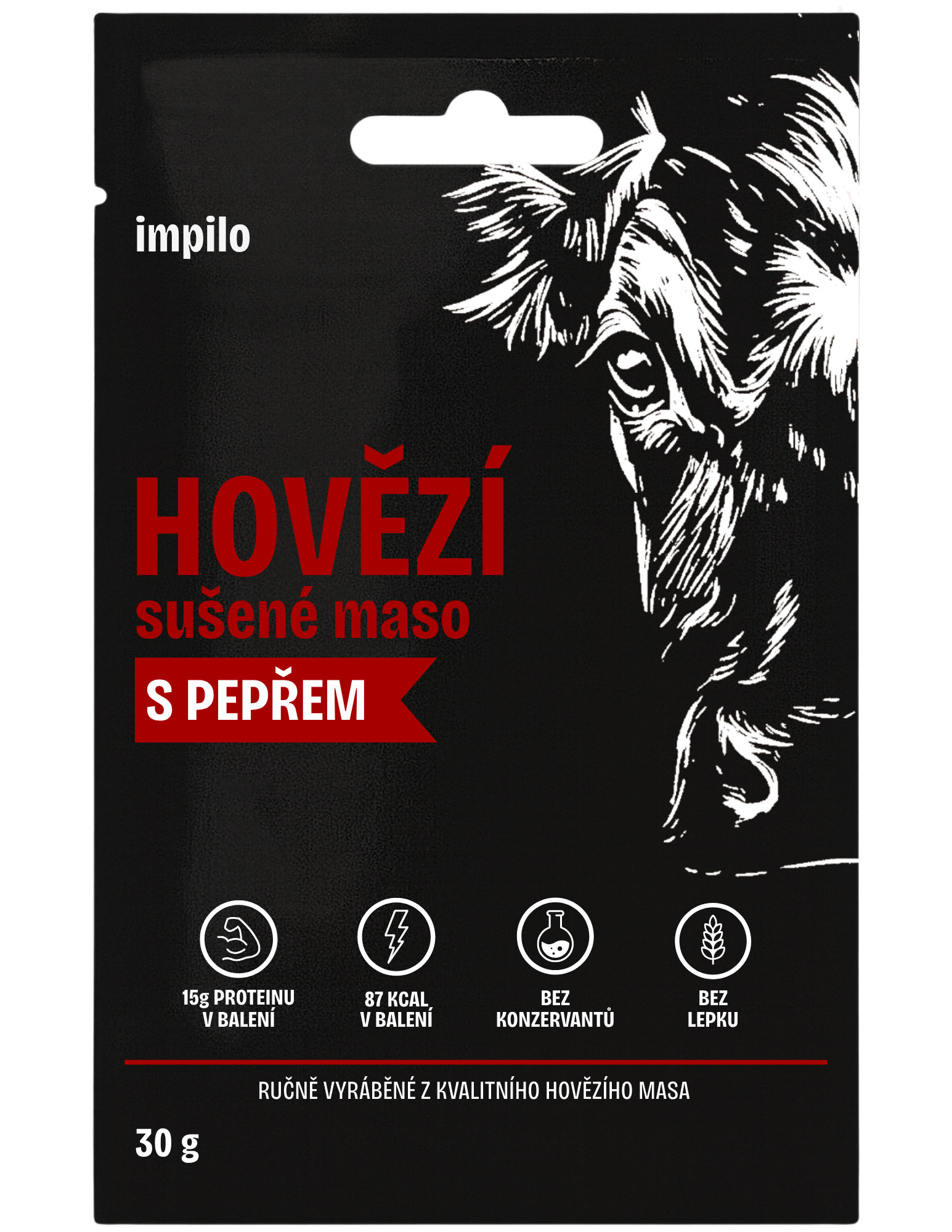 HOVĚZÍ SUŠENÉ MASO S PEPŘEM