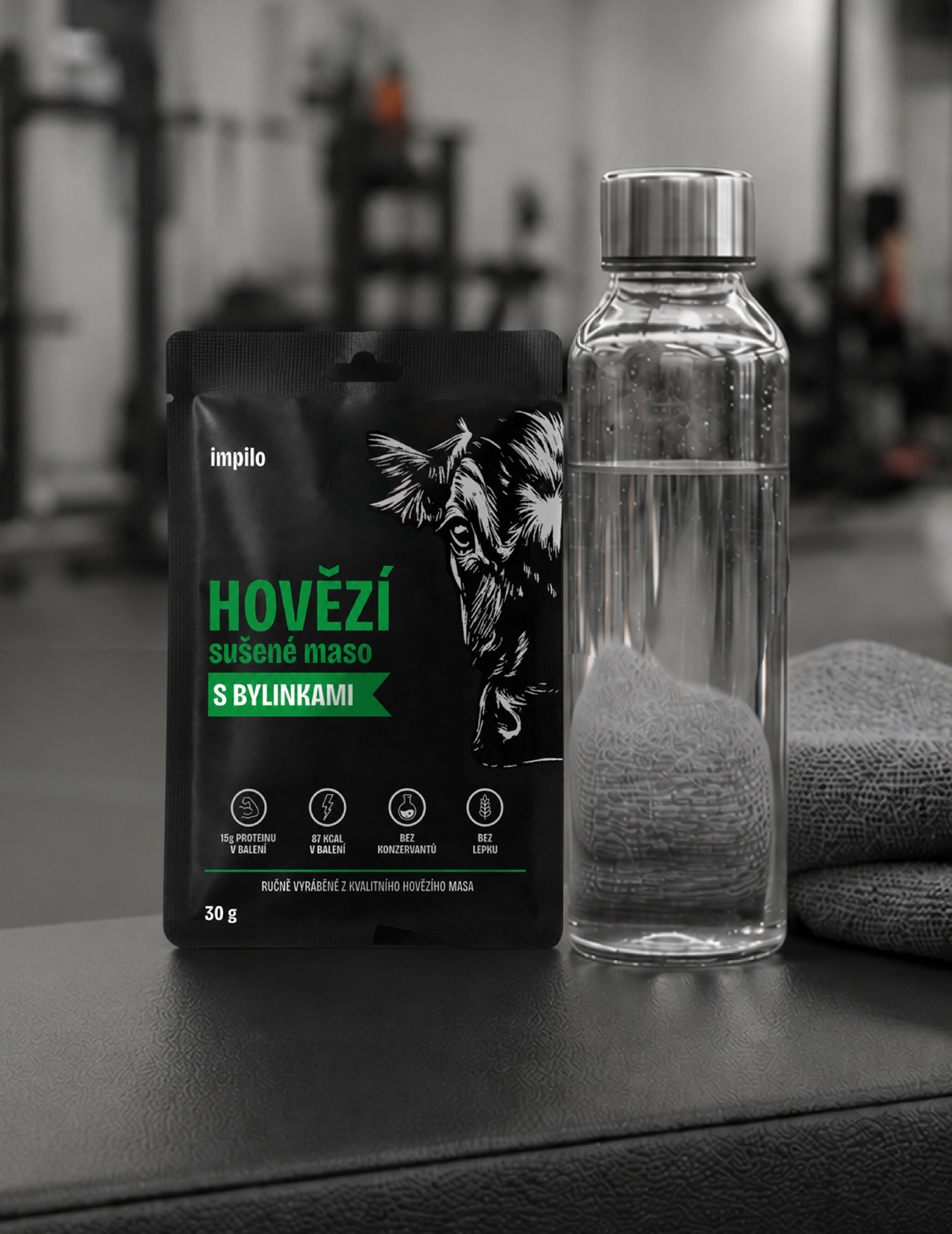 HOVĚZÍ SUŠENÉ MASO S BYLINKAMI