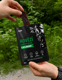 HOVĚZÍ SUŠENÉ MASO S BYLINKAMI
